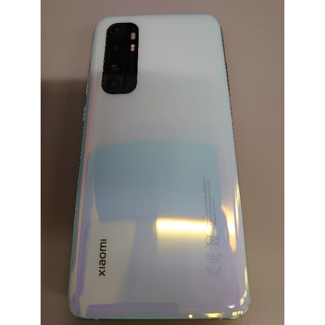 新品 Xiaomi Mi Note 10 Lite 白 国内版 SIMフリー版