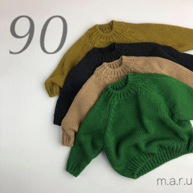 新品 SALE chunkysweater 新作 ニット セーター 韓国子供服 キッズ/ベビー/マタニティのキッズ服女の子用(90cm~)(ニット)の商品写真