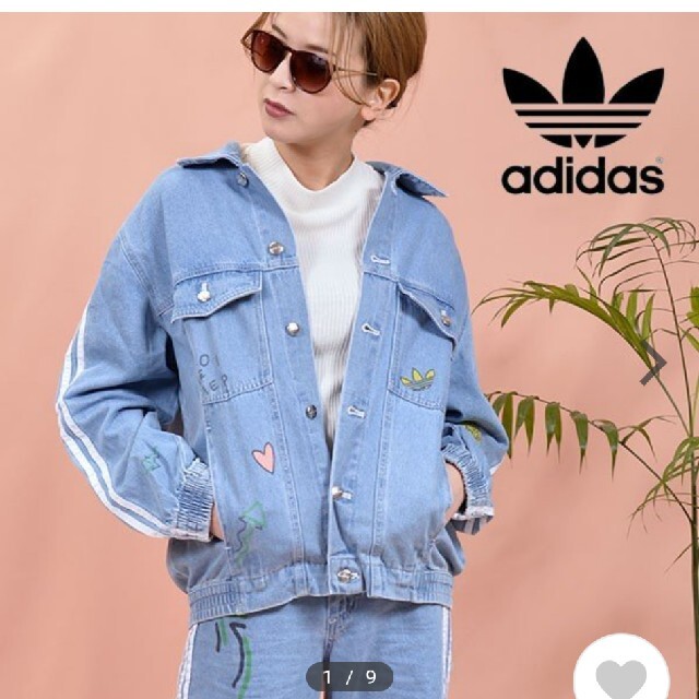専用❤Adidas FLORUCCI コラボ 限定デニムジャケット