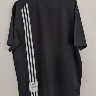 ワイスリー(Y-3)の【新品正規品】SサイズY-3 スリーストライプコットンTシャツ(Tシャツ/カットソー(半袖/袖なし))