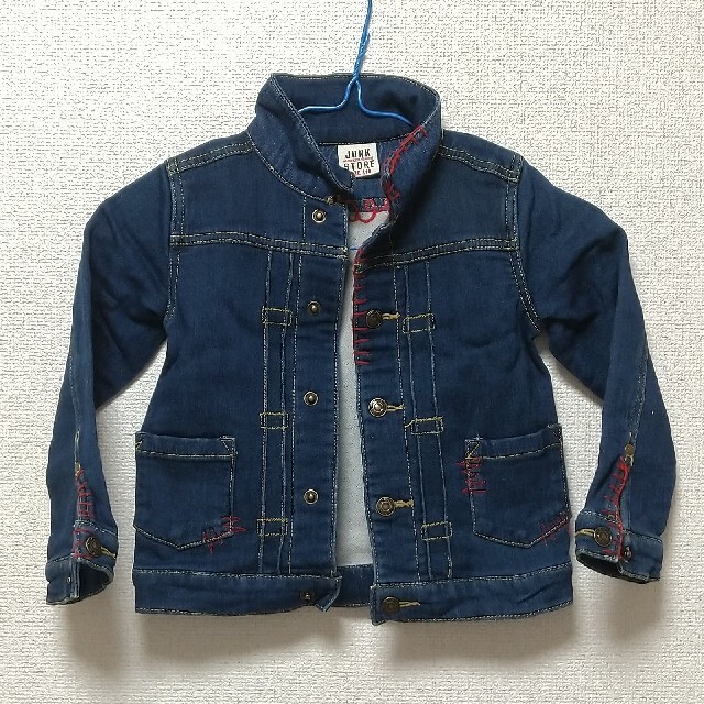 JUNK STORE(ジャンクストアー)のJUNK STORE デニムジャケット キッズ/ベビー/マタニティのキッズ服男の子用(90cm~)(ジャケット/上着)の商品写真