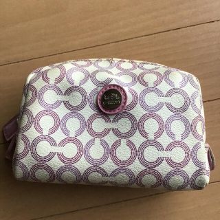 コーチ(COACH)のcoach ポーチ　オプアート(ポーチ)