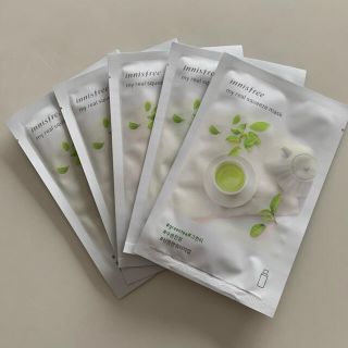 イニスフリー(Innisfree)のイニスフリー　グリーンティー　パック　5枚(パック/フェイスマスク)