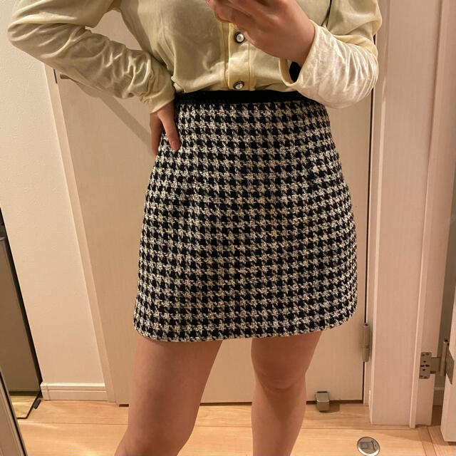 Lochie(ロキエ)のzara ツイード スカート レディースのスカート(ミニスカート)の商品写真