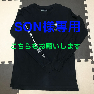 ビラボン(billabong)のBILLABONG  ロンT Lサイズ ブラック(Tシャツ/カットソー(七分/長袖))