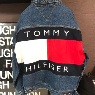 トミー(TOMMY)の希少90s★tommy big flag  denim jacket(Gジャン/デニムジャケット)