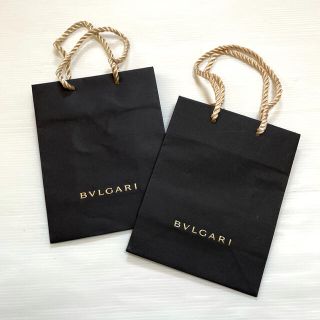 ブルガリ(BVLGARI)のBVLGARI 紙袋　新品未使用　ブラック(ショップ袋)