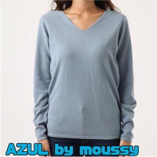 アズールバイマウジー(AZUL by moussy)のAZUL by moussy Vネック ニット 長袖(ニット/セーター)