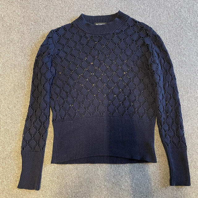 RAF SIMONS 鍵編みニット セーター ラフシモンズ - ニット/セーター