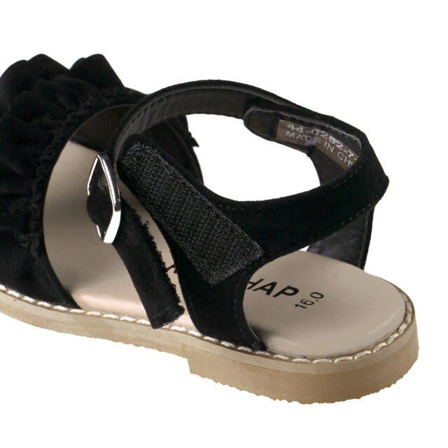 Branshes(ブランシェス)のフリルサンダル　16センチ キッズ/ベビー/マタニティのキッズ靴/シューズ(15cm~)(サンダル)の商品写真