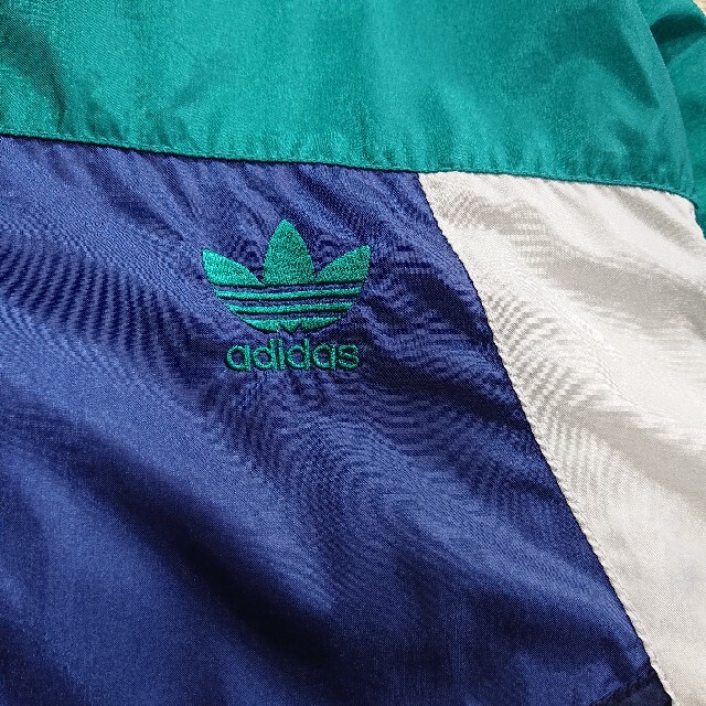 adidasトレフォレイルナイロンジャケットLアディダスジャージ古着