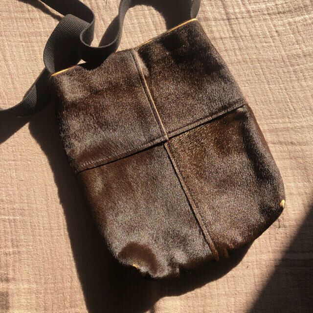 今日までsunsea harako leather pochette