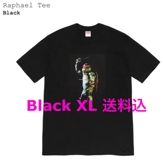 Supreme Raphael Tee Black XL 送料込 タートルズ - Tシャツ