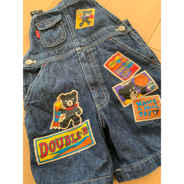 DOUBLE.B(ダブルビー)のダブル.ビー DoubleB オーバーオール　100 キッズ/ベビー/マタニティのキッズ服男の子用(90cm~)(パンツ/スパッツ)の商品写真