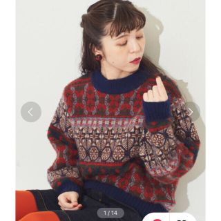 ドットアンドストライプスチャイルドウーマン(Dot&Stripes CHILDWOMAN)の新品　child woman ニット(ニット/セーター)