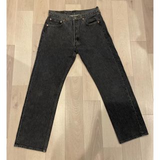 リーバイス(Levi's)の90s 美品 リーバイス ブラックデニム ジーンズ 先染め 501xx USA製(デニム/ジーンズ)