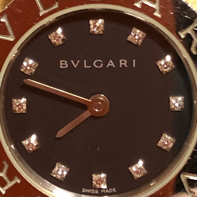 BVLGARIブルガリ　12Pダイヤ腕時計