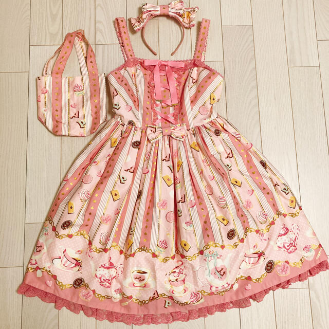 ワンピースAngelic Pretty Wonder Party jsk  kc セット