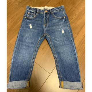 ザラ(ZARA)のZARA デニム　キッズ　未使用　3〜４才 104 新品(パンツ/スパッツ)