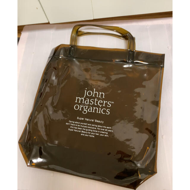 John Masters Organics(ジョンマスターオーガニック)のジョンマスターオーガニック　ビニール製ミニバッグ レディースのバッグ(エコバッグ)の商品写真