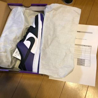 ナイキ(NIKE)のNIKE SB DUNK LOW PRO  ナイキ　ダンク　コートパープル(スニーカー)