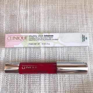 クリニーク(CLINIQUE)の新品　クリニーク　チャビースティック　#03 リップ　カラーバーム　(口紅)