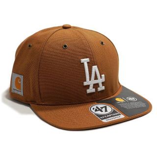 カーハート(carhartt)のカーハート×'47★ブラウン LA ロサンゼルスドジャース キャップ 帽子(キャップ)