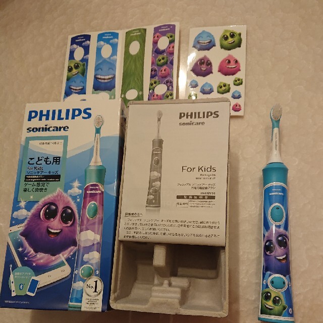 PHILIPS(フィリップス)のフィリップス  子供用  電動歯ブラシ スマホ/家電/カメラの美容/健康(電動歯ブラシ)の商品写真