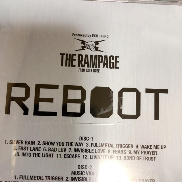 THE RAMPAGE(ザランページ)のREBOOT（豪華盤/CD＋2DVD/2CD） エンタメ/ホビーのCD(ポップス/ロック(邦楽))の商品写真