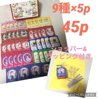 ルピシア(LUPICIA)のカレルチャペック デイリーティーバッグ 45pセット(茶)