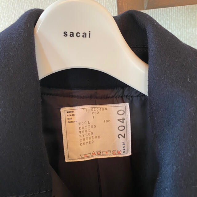 sacai - sacai 2019aw ドッキングコート 値下げ検討の通販 by ホヅ's