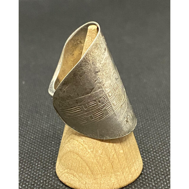 アンティーク リング スプーンリング 20号 調節可 ディアボーン砦 1536 メンズのアクセサリー(リング(指輪))の商品写真