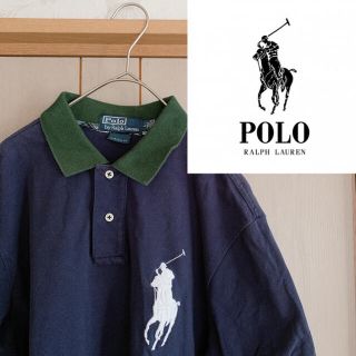 ポロラルフローレン(POLO RALPH LAUREN)の古着 ラルフローレン デザイン刺繍ポロシャツ(ポロシャツ)