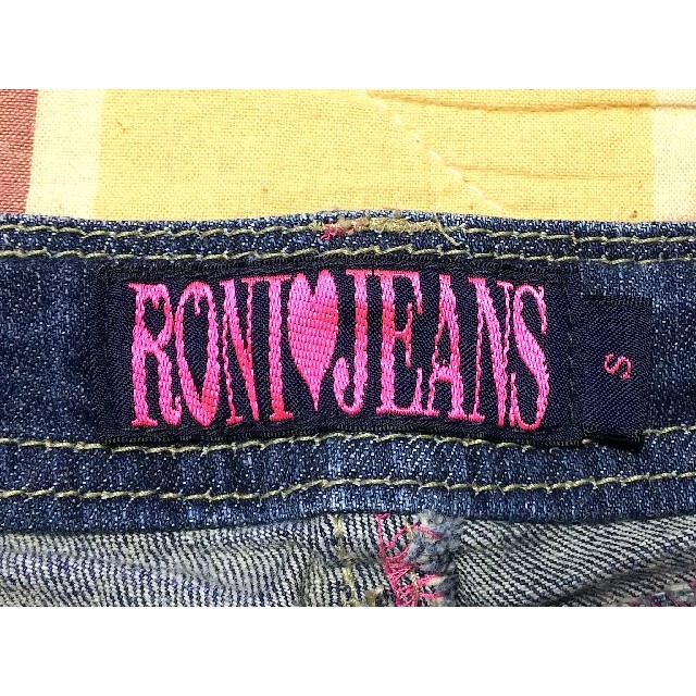 RONI(ロニィ)のRONI ロニィ デニム ショートパンツ Sサイズ 18 キッズ/ベビー/マタニティのキッズ服女の子用(90cm~)(パンツ/スパッツ)の商品写真
