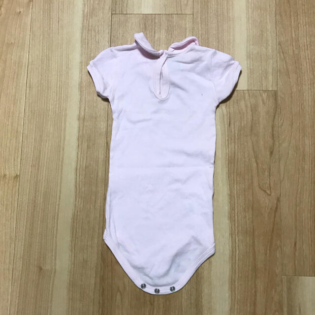 PETIT BATEAU(プチバトー)のプチバトー　襟付き半袖ボディ　12m/74cm キッズ/ベビー/マタニティのベビー服(~85cm)(ロンパース)の商品写真