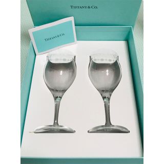 ティファニー(Tiffany & Co.)の新品未使用　TIFFANY ティファニー　ワイングラス　ペア(グラス/カップ)