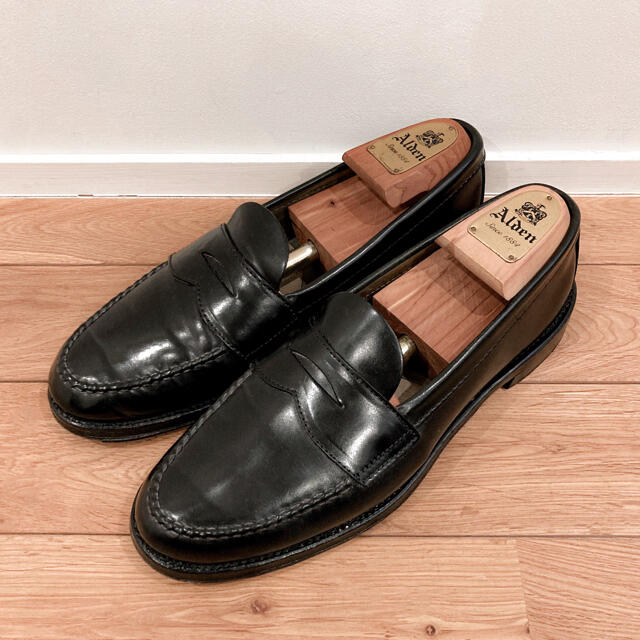 超人気新品 - Alden ドッヂ段平ALDEN unlined BrooksBrothers ドレス