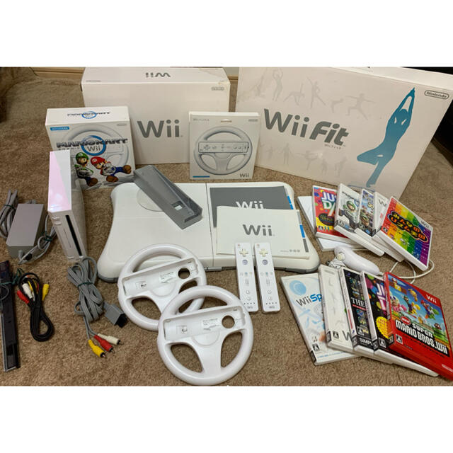 Nintendo Wiiセット　本体　ソフト　Wiifitバランスボード