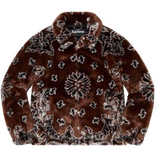 シュプリーム(Supreme)のsupreme bandana fatx fur jacket Lサイズ(ブルゾン)