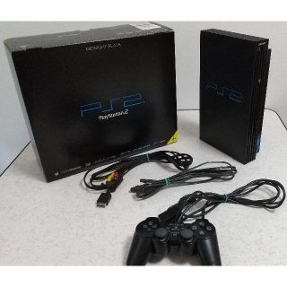 ソニー(SONY)の【箱付】プレイステーション２（PlayStation2、PS2、プレステ２）(家庭用ゲーム機本体)