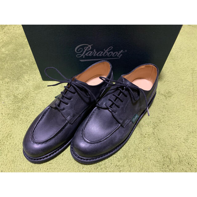 Paraboot パラブーツ シャンボード  黒 UK6 size25.0cm靴/シューズ