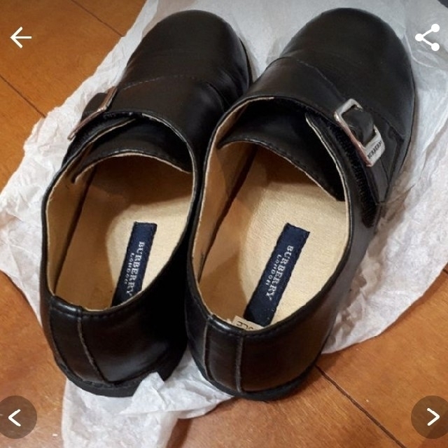BURBERRY(バーバリー)のmomon様専用　BURBERRY　チルドレンズ　バックル革靴 キッズ/ベビー/マタニティのキッズ靴/シューズ(15cm~)(フォーマルシューズ)の商品写真