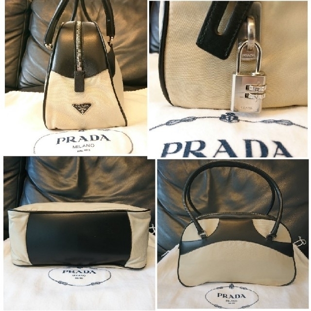 ビンテージ PRADA  TESSUTO EASY  ボウラー バッグ