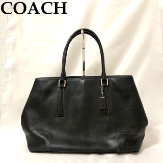 コーチ(COACH)の美品 コーチ フルグレインレザー ハンドバッグ  肩かけ可(ハンドバッグ)