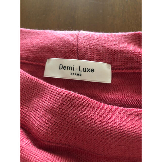 Demi-Luxe BEAMS(デミルクスビームス)のデミルクスビームス　ピンク　トップス　春 レディースのトップス(カットソー(半袖/袖なし))の商品写真