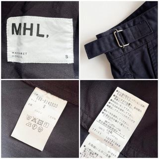 MARGARET HOWELL - LOOK使用 MHL. WASHED CHINO COTTON ブラック Sの