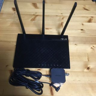 エイスース(ASUS)のASUS WiFi 無線 ルーター 1300+600Mbps RT-AC67U(PC周辺機器)