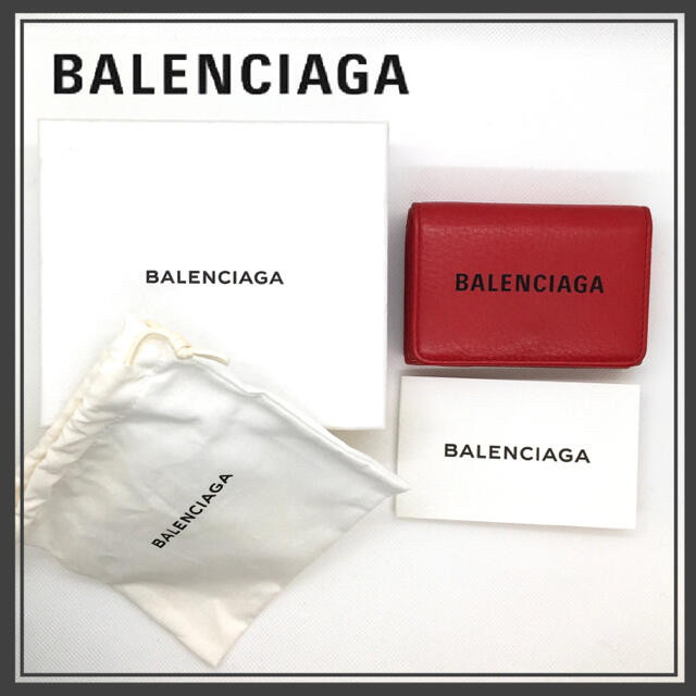 BALENCIAGA （バレンシアガ）エブリデイ ミニウォレット 三つ折り財布仕様開閉