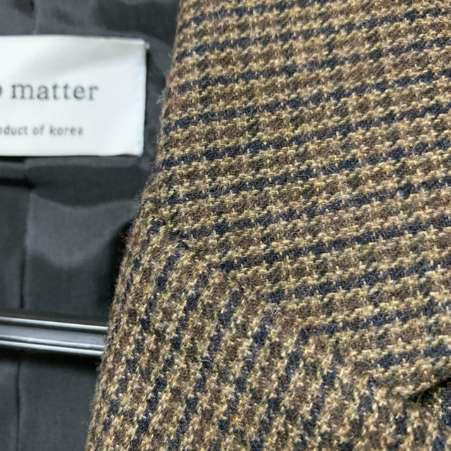 nugu POIK/classic mood wool check jacket レディースのジャケット/アウター(テーラードジャケット)の商品写真