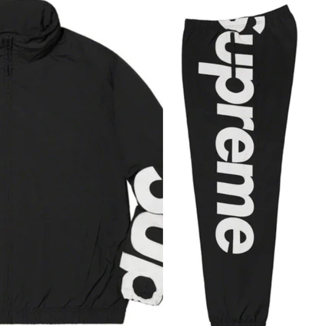 セットアップ Supreme Spellout Track Jacket 黒　M